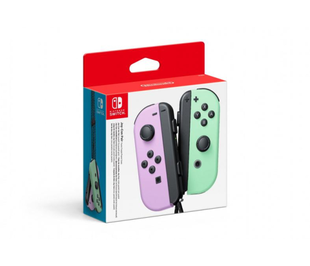 Nintendo Switch Joy-Con Controller - Fioletowy / Zielony - 1153296 - zdjęcie